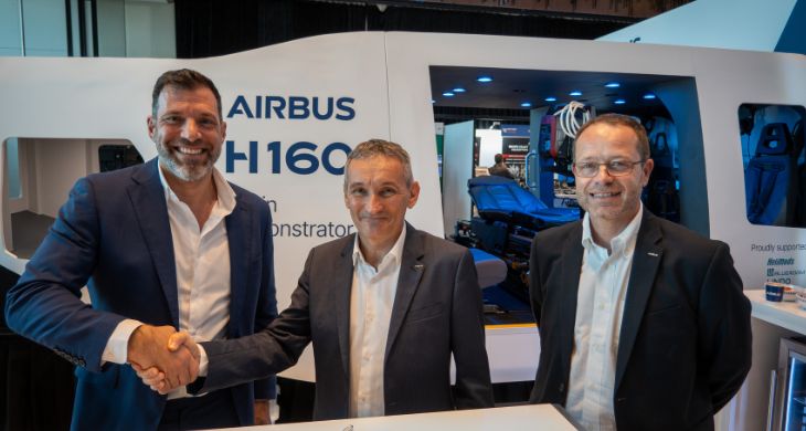 Airbus und Lindo leisten Pionierarbeit bei der Kabinendesinfektion für HEMS