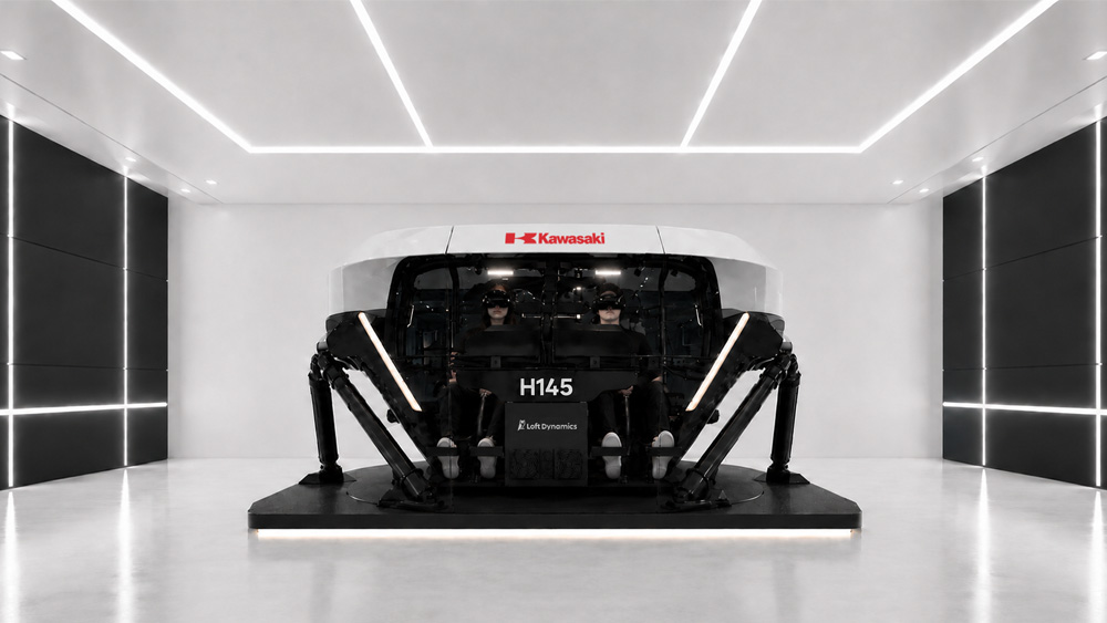 Kawasaki setzt auf H145-VR-Simulator